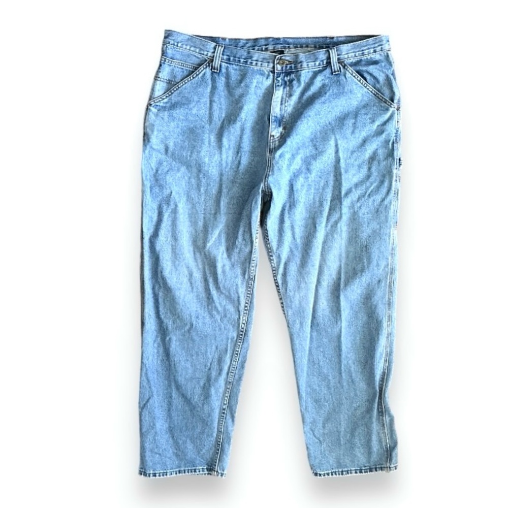 Vintage Faded Glory Carpenter Jeans Men’s Size 44 x 32 Light Wash Skater Grunge